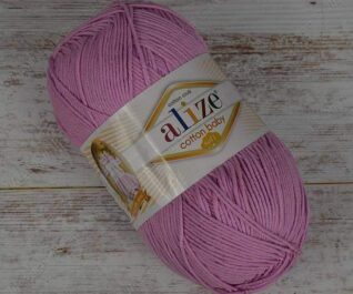 Пряжа Alize Cotton baby soft цвет № 191 розовый