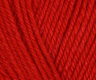 Троицкая пряжа "Водопад", цвет №0042 zoom up красный