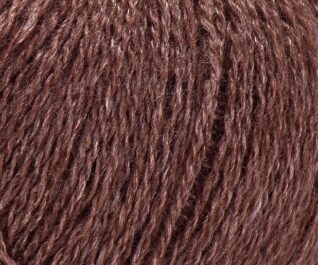 Пряжа Silky Wool цвет № 336 zoom up коричневый