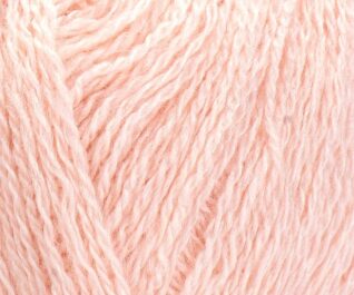 Пряжа Silky Wool цвет № 341 zoom up бледно-розовый