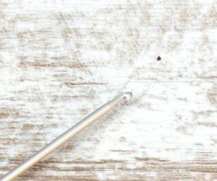 Крючок для вязания, с тефлоновым покрытием, d = 2,5 мм, 15 см/3