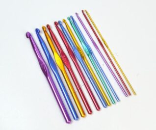 Набор крючков для вязания, d = 2-8 мм, 14,5 см, 12 шт, цвет МИКС-3