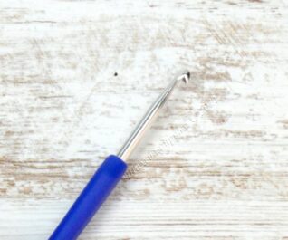 Крючок для вязания с эргономичной ручкой Waves 4,5мм, алюминий, серебристый/колокольчик Knit Pro 30910/1