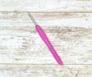 Крючок алюминиевый Maxwell Colors с резиновой ручкой арт.TB.AL-REZ08 Ø 3,5мм/1