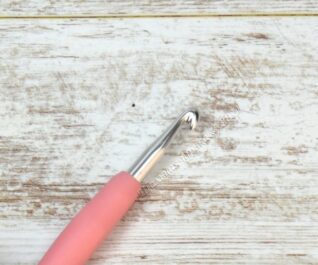 Крючок алюминиевый Maxwell Colors с резиновой ручкой арт.TB.AL-REZ14 Ø 7мм/2
